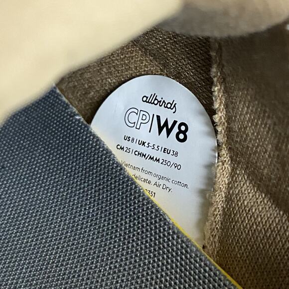 Allbirds Canvas Pacers Women’s 8 Casual Low Top Sneaker Comfort Shoe Walking - Picture 2 of 10